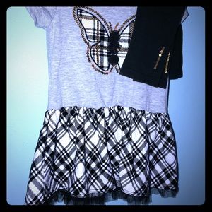 2T sparkle butterfly outfit by Flapdoodles